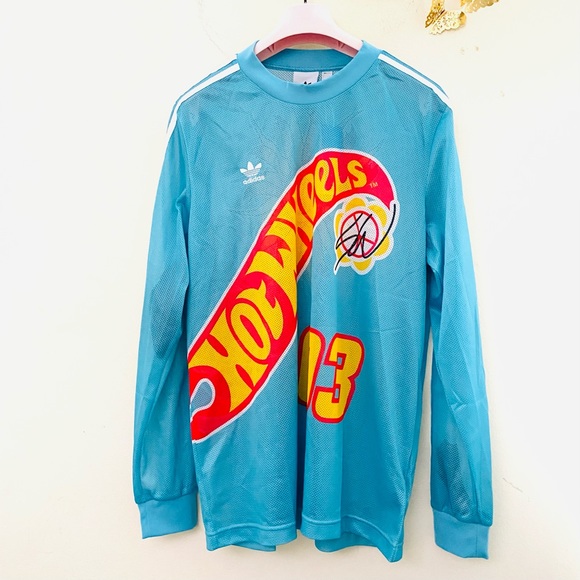 NWT: ADIDAS x Sean Wotherspoon x Hot Wheels Mesh Top Fall 2022 Collection - Picture 7 of 12